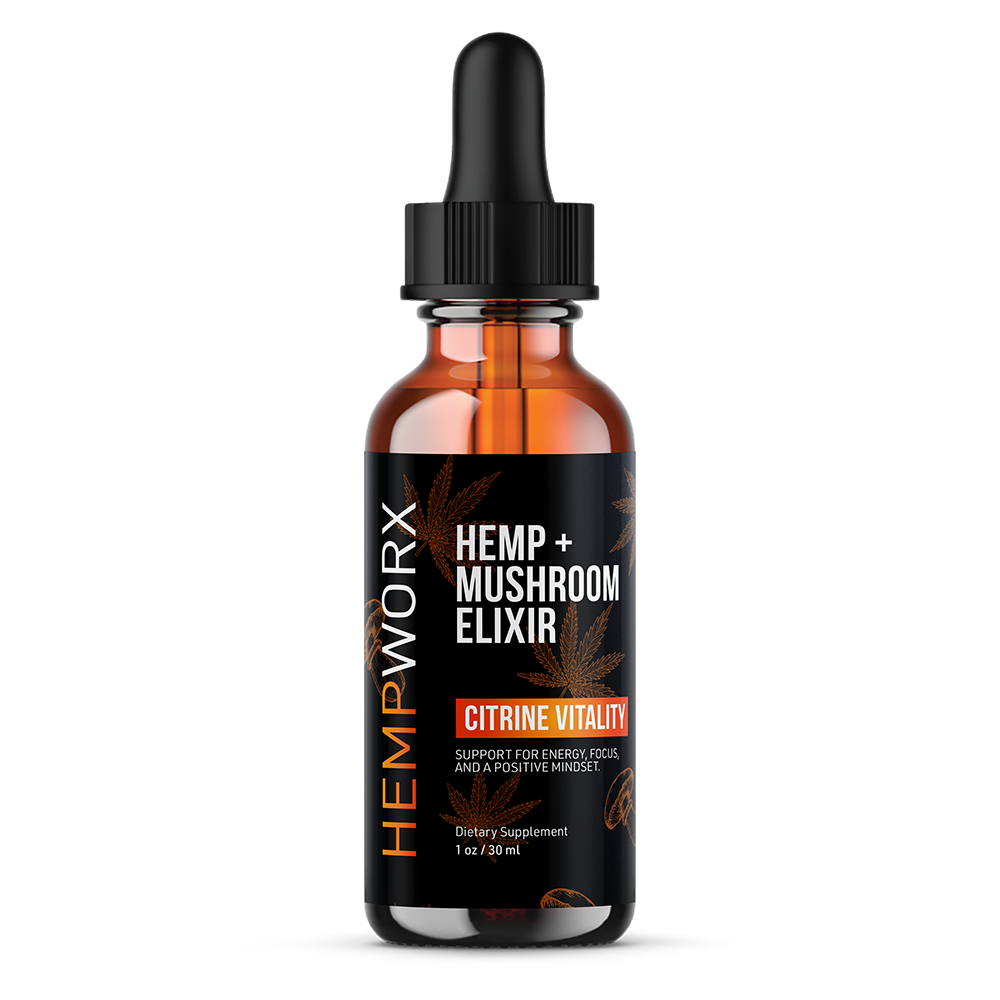 Hemp + Mushroom Elixir Citrine